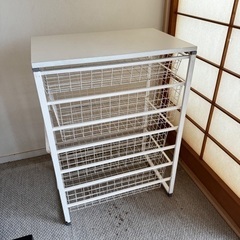 引き出し収納　バスケットの画像