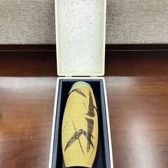 花瓶 花器 壺 陶器 刻印有り ケース付の画像