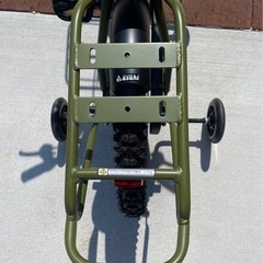 キッズ　LOG　自転車　18インチ　カーキの画像