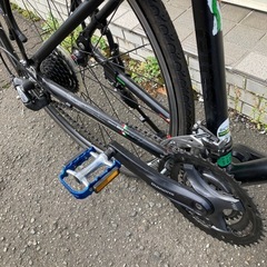 GIOS ジオス MISTRAL クロスバイク パーツ取り ブラック 自転車の画像