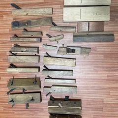 家具用大工道具カンナ一式の画像
