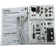 186000 現状品 YAMAHA ヤマハ YAMAHA オーディオインターフェース AG03  [250523HM270125]の画像