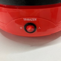 O2508-607 YAMAZEN たこ焼き器 KP-18Y(WR) 2013年製 通電確認済み 中古の画像