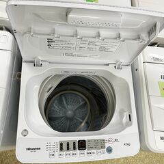 ハイセンス 全自動電気洗濯機 HW-T45F 4.5kg 2021年の画像