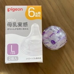 Pigeon 母乳実感 哺乳瓶乳首 Mサイズ Lサイズの画像