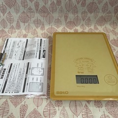 sato キッチンスケール サトちゃん デザインの画像