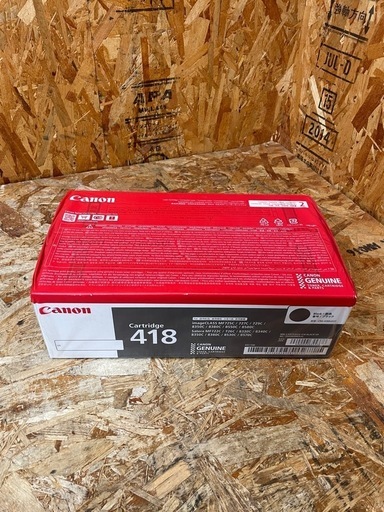 s7422)未使用品 キャノン 純正 トナーカートリッジ CRG-418BLKVP