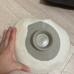 美濃焼 濃州 半右衛門窯 加藤半一郎 作 角皿 四方皿一枚、丸皿１枚の画像