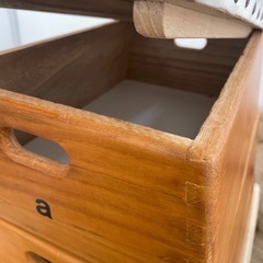 跳び箱型の収納の画像