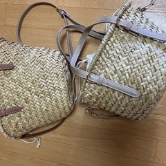しまむらかごバッグの画像