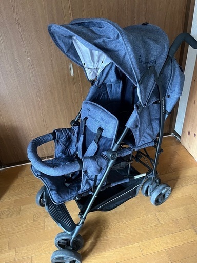 キンダーワゴン　DUOシティ　２人乗りベビーカー