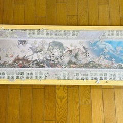 モンスターハンターライズ 百竜夜行絵巻」のジグソーパズルと専用フレームの画像