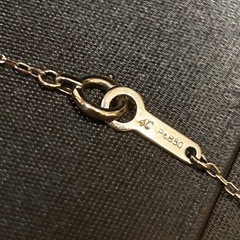4℃ ネックレス pt850刻印あり 現品のみのお渡しの画像