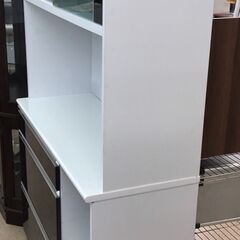 【ジャングルジャングル岩出店】【A998】レンジボード ブラウン 中古 家具 和歌山 岩出市 紀の川市 海南市の画像