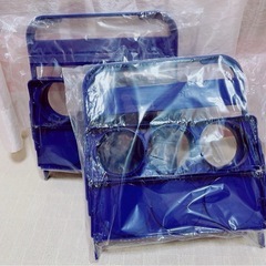 【新品2個セット】ドリンクホルダー 折りたたみ ボトルキャリー 6本 ネイビーの画像