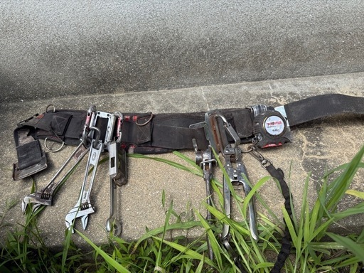 ハーネス、安全帯、腰道具、ジェントスヘッドライト