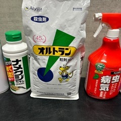 オルトラン 殺虫剤 ベニカx キンチョール 花工場 ナメ退治　の画像