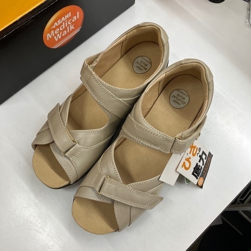 ASAHI Medical Walk ベージュ サンダル ASAHI SHOES   /  サイズ : 25cm