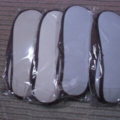 ★未使用 使い捨て ホテル スリッパ ブラウン 大人用 4足 お譲りします。＊石川県＊美川より＊期間限定の画像