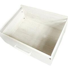 【新品】＜３個セット＞ベッド下収納ボックス キャスター付き引き出し 高さ約30cm  ホワイト 　KG-5の画像