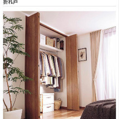 パナソニック製クローゼット折れ戸(扉2枚のみ)の画像