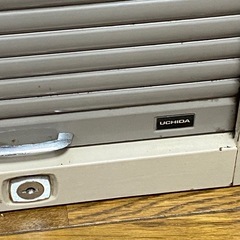 【ウチダ】シャッター付き　レターケース　鍵欠品の画像