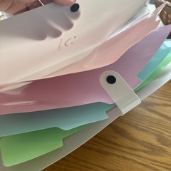 ドキュメントファイル 4仕切り 5ポケットの画像