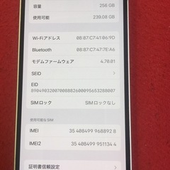 iPhone13mini 256GBの画像