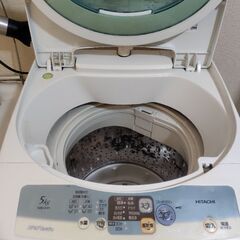 HITACHI　日立　洗濯機　５ｋｇの画像