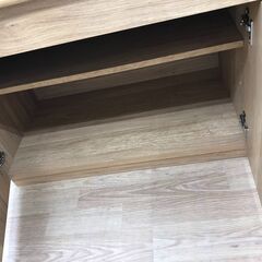 ★リユースのサカイ春日部店★KJ11359 東馬 キッチンカウンター ブラウン H86×W120×D45 クリーニング済みの画像