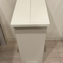 ケユカ KEYUCA両開きダストボックス LL（42L）ゴミ箱 ホワイトの画像