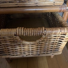 藤の引き出し収納の画像
