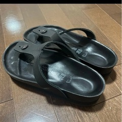 y's BIRKENSTOCK トングサンダル ブラック　ワイズの画像