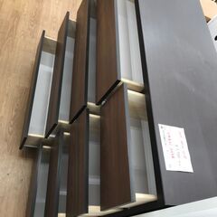 ★リユースのサカイ春日部店★KJ11360  4段チェスト ブラウン H95×W120×D45 クリーニング済みの画像