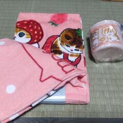 mofusand モフサンド　BIGぬいぐるみ タオル、コップなどセットの画像