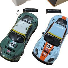 1/18 AUTOart/オートアート ミニカー 模型 Aston Martin DBR9 2台まとめ 【ジャンク】の画像