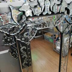 ☆ドリーム荒牧店☆ジモティー割引有☆ 壁掛けデザインミラーの画像