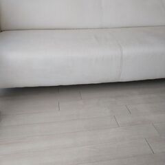 ３人掛けソファ　約2000×770 高さ810　 ホワイトWhite　Simpleお洒落の画像