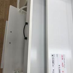 ★リユースのサカイ春日部店★KJ11362  シューズボックス ホワイト H100×W64×D25 クリーニング済みの画像
