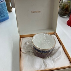 資生堂　非売品　花椿クラブ　カップ・ソーサーセット　Esprit d'Erteの画像