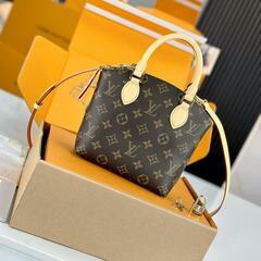 Louis Vuitton Lockit MM パイソン ハンドバッグの画像