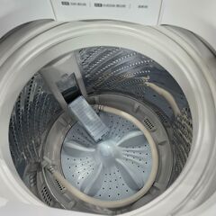 ハイセンス 全自動洗濯機 HW-G75A 7.5kg 2021年製 Hisense 25h菊STの画像