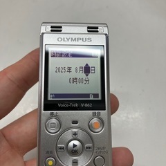 O 2508-622 OLYMPUS V-862  voice trek レコーダー 年式不明 通電確認済み 中古美品の画像