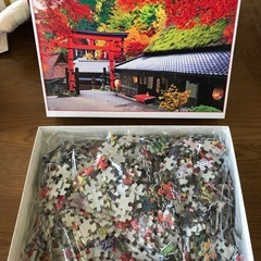 ジグソーパズル 「秋に染まる京茶屋」未確認の画像