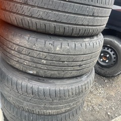 🛞タイヤホイール4本セット⭐️ エルグランド純正⭐️ブリジストンなど ⭐️225/55R18の画像