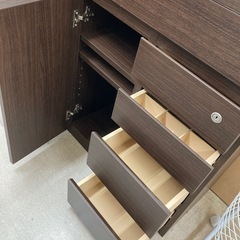 🤎Belle Maison ベルメゾン🤎電話台🤎ブラウン🤎収納🤎2333の画像