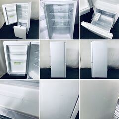 ID:rc12821 シャープ SHARP 冷蔵庫 一人暮らし 中古 2021年製 2ドア 179L ホワイト ファン式 両方開き SJ-D18G-W  【リユース品：状態B】【送料無料】【設置費用無料】の画像