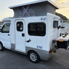 キャンピングカー　K-ai AT 4wd 軽キャン　4人乗　4人就寝　車中泊の画像