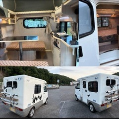 キャンピングカー　K-ai AT 4wd 軽キャン　4人乗　4人就寝　車中泊の画像