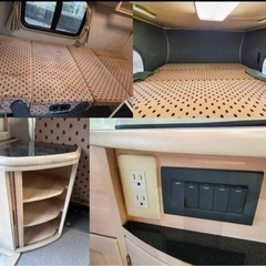 キャンピングカー　K-ai AT 4wd 軽キャン　4人乗　4人就寝　車中泊の画像